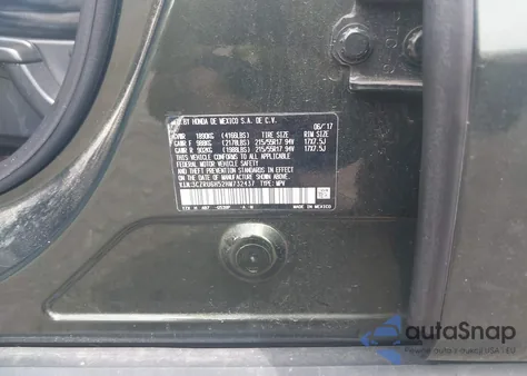 2017 Honda Hr-V Ex from USA, damaged, VIN 3CZRU6H52HM732437